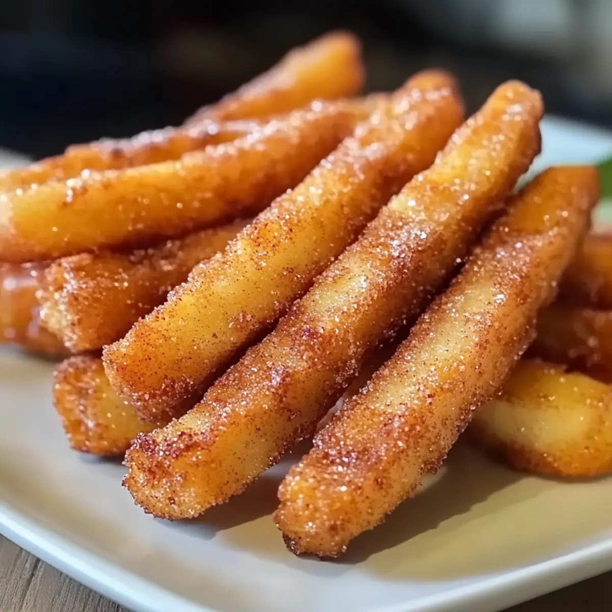Apfelsticks im Airfryer dngeqf