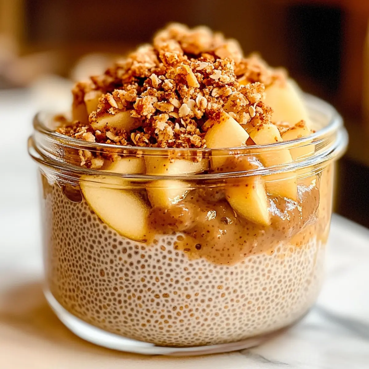 Apple Crumble Chia Pudding vwov5i