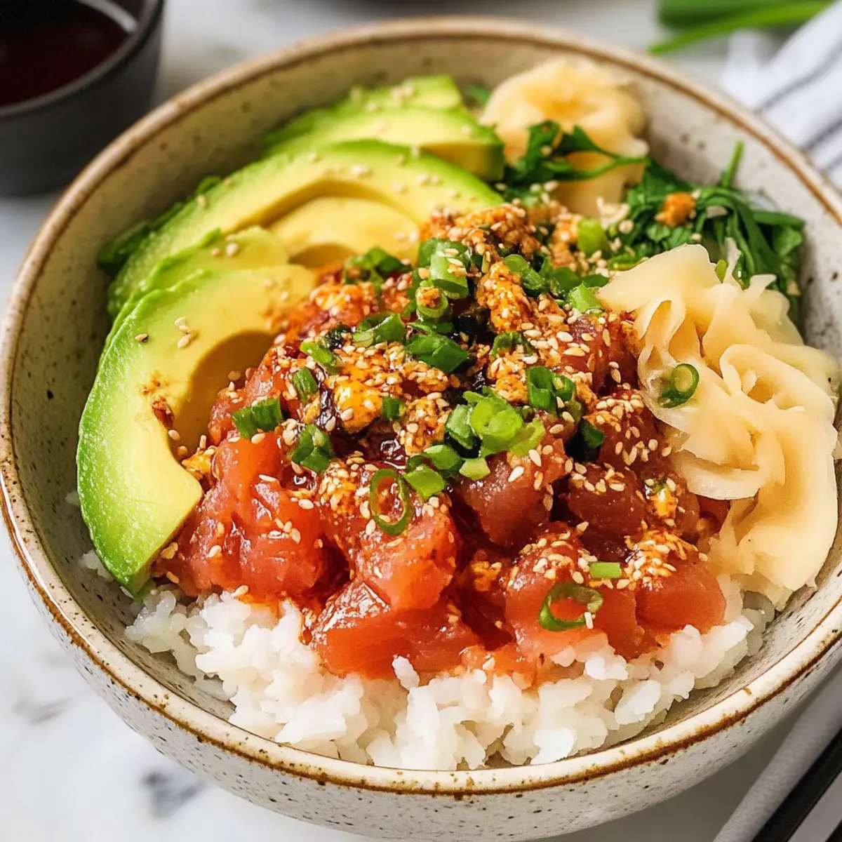 Canned Tuna Sushi Bowl fcbv7f