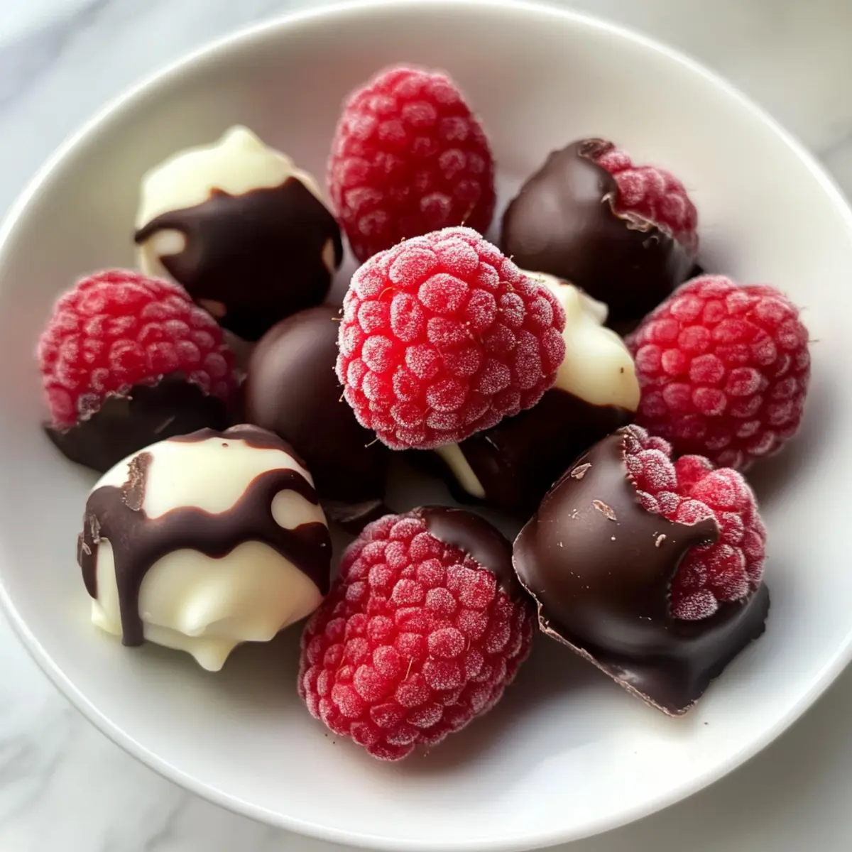 Schokoladenüberzogene Himbeeren in 10 Minuten 4 Chocolate Covered Raspberries ua7yoi