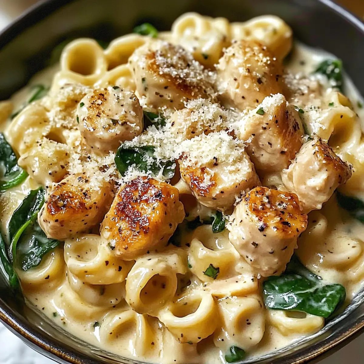 Cremige proteinreiche PastaschA¼ssel shjkfd