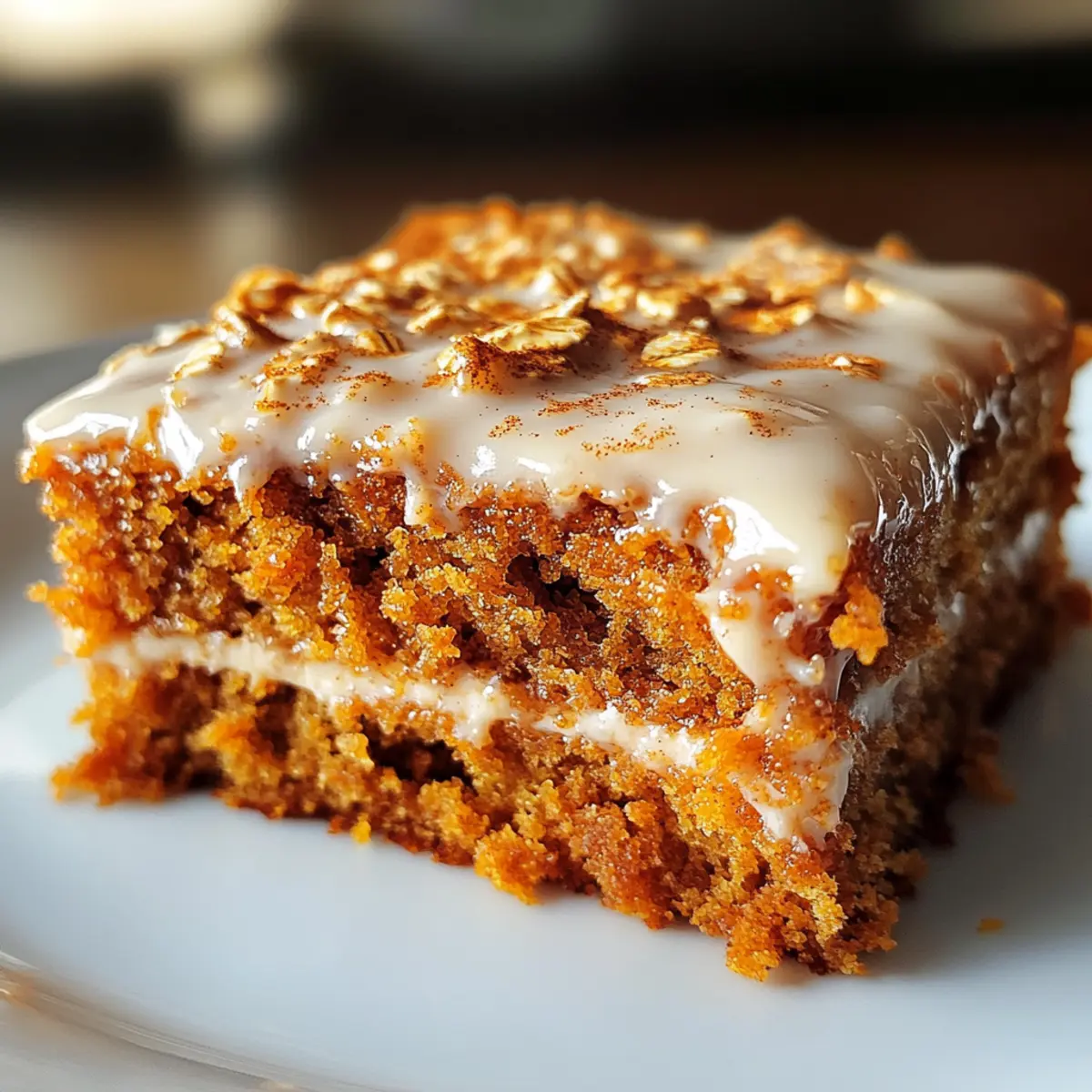 Einfacher Mehlfreier Haferflocken Karottenkuchen rwup0z