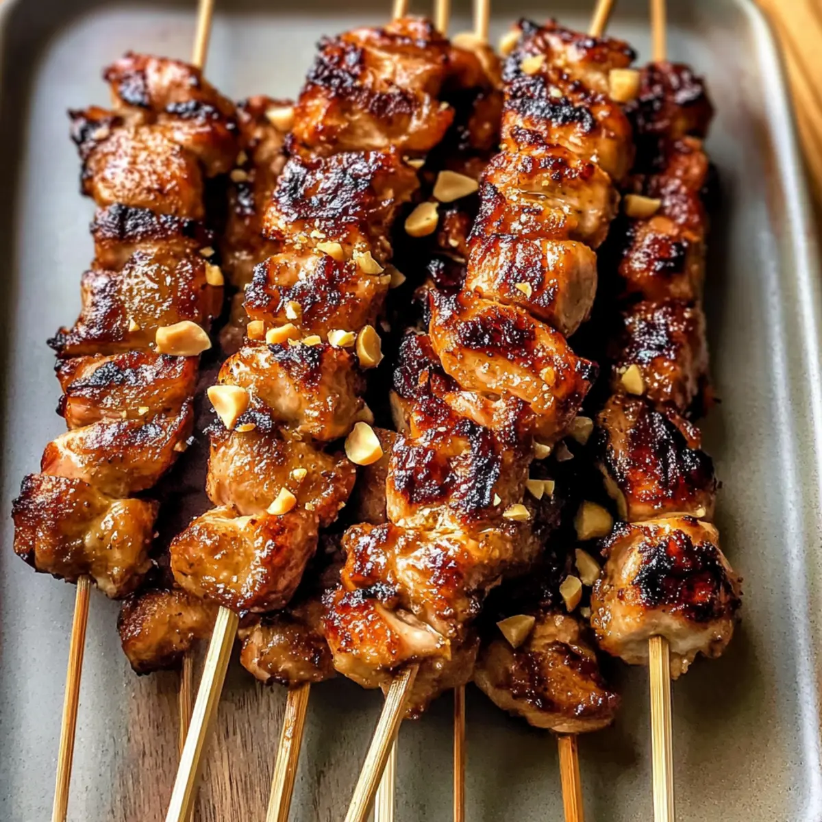 Grilled Thai Coconut Chicken Skewers mqfzm4