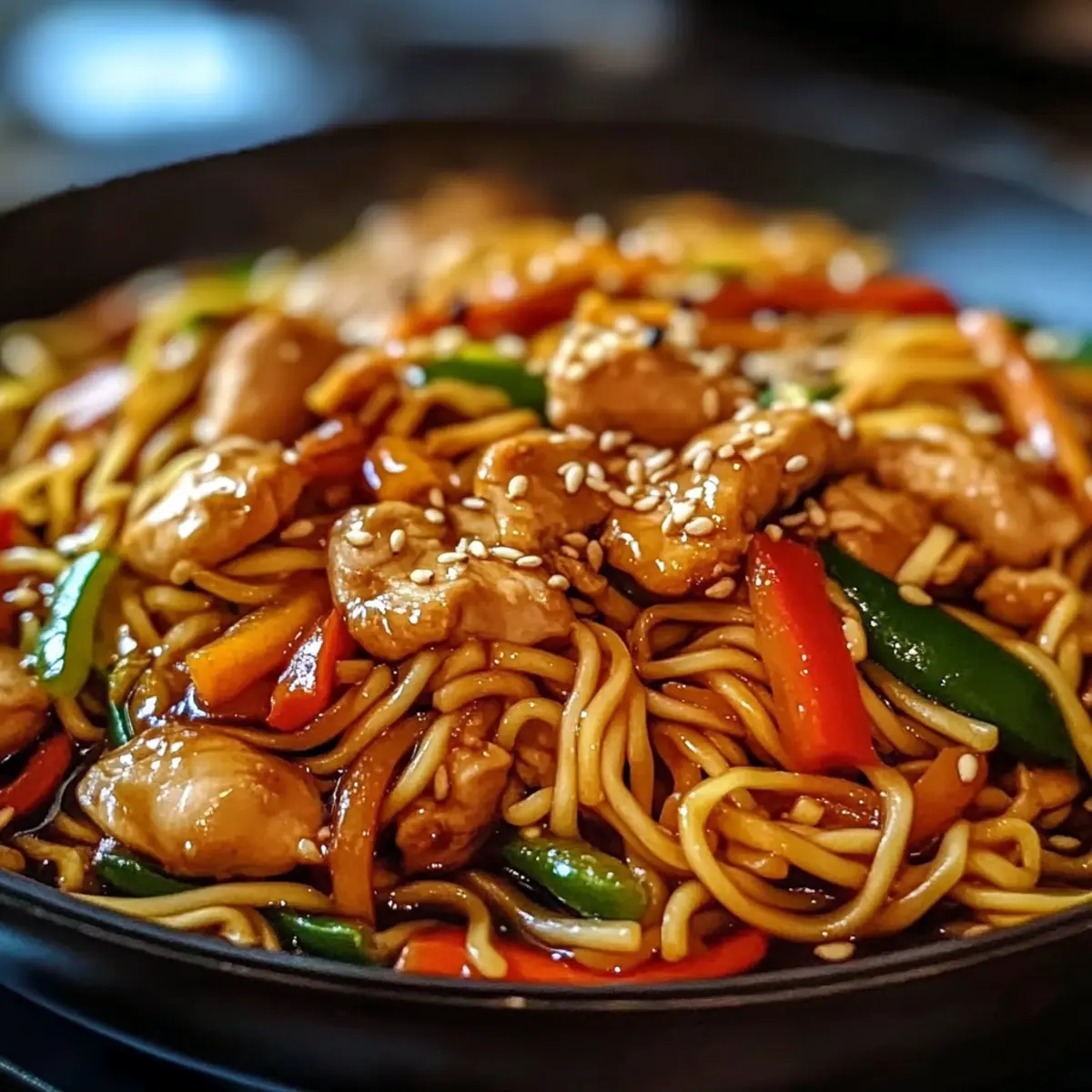 HA¤hnchen Teriyaki Nudeln pj9vbs