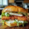 Knuspriges Chicken Caesar Sandwich