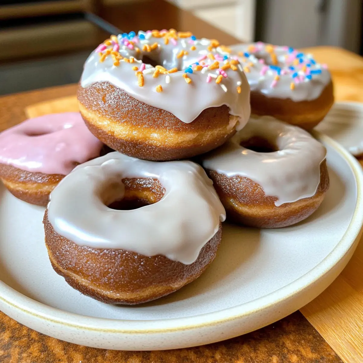 No Bake Vegan Protein Glazed Donuts dvfoft