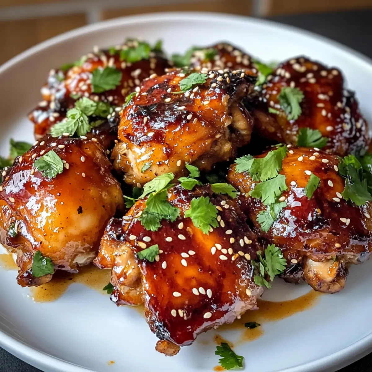 Sticky Sweet Chili Chicken Thighs makaau