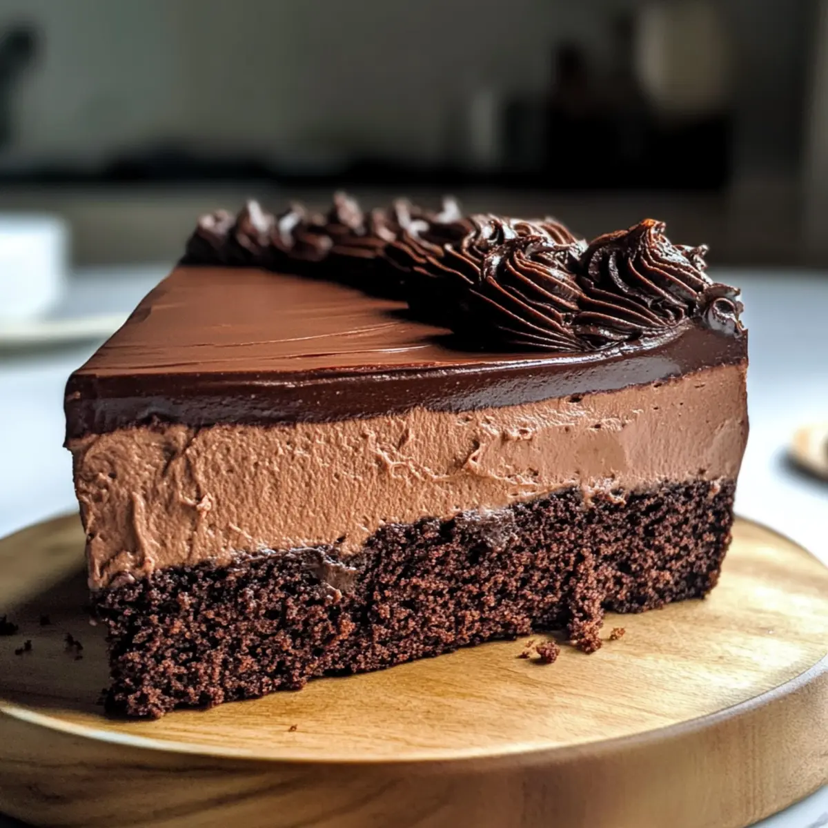 Vegan Chocolate Mousse Cake yb4d8q