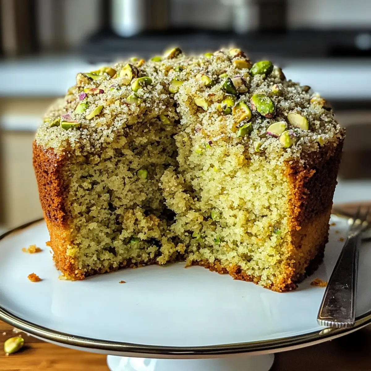 Vegan Pistachio Coffee Cake f42qlw