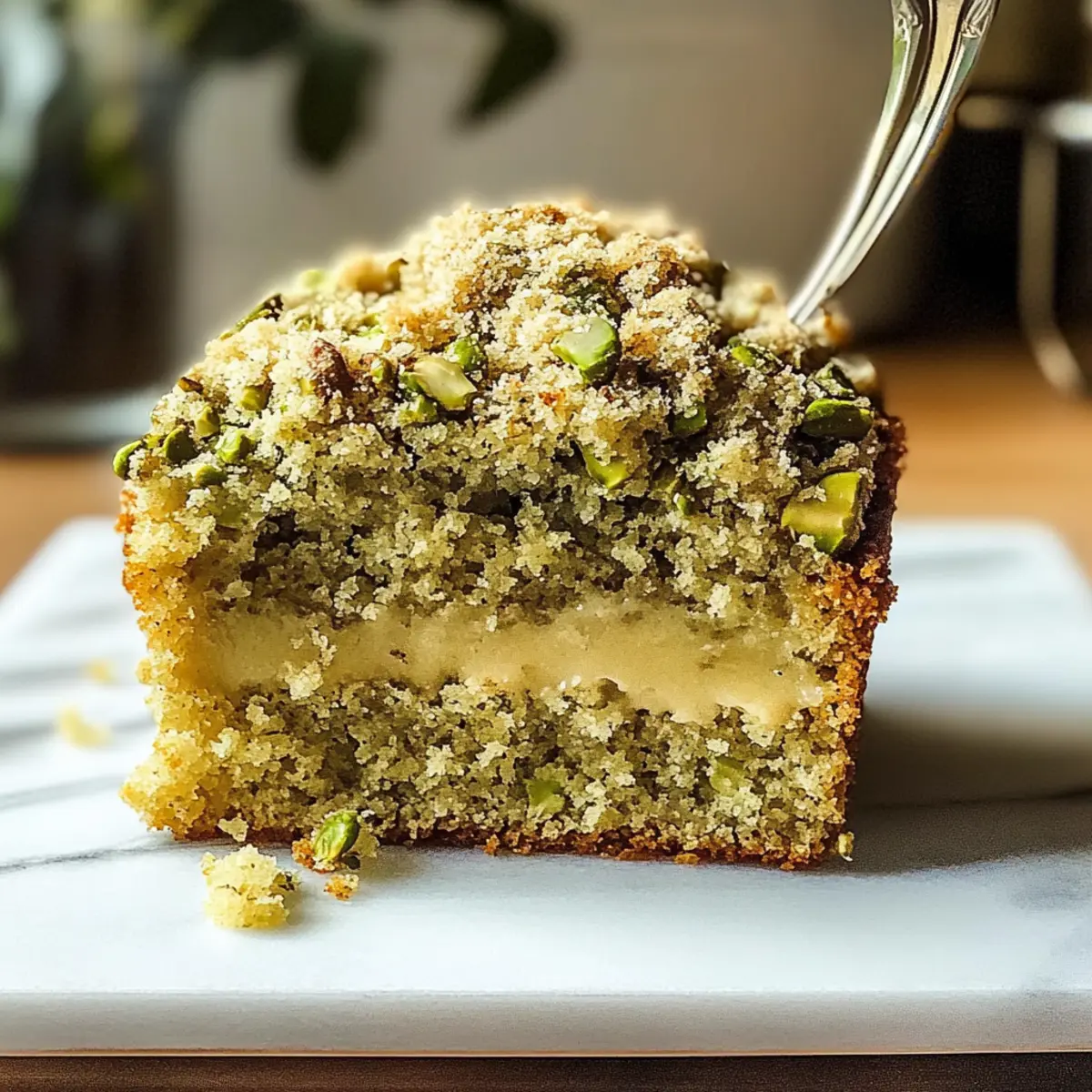 Vegan Pistachio Coffee Cake joipfv