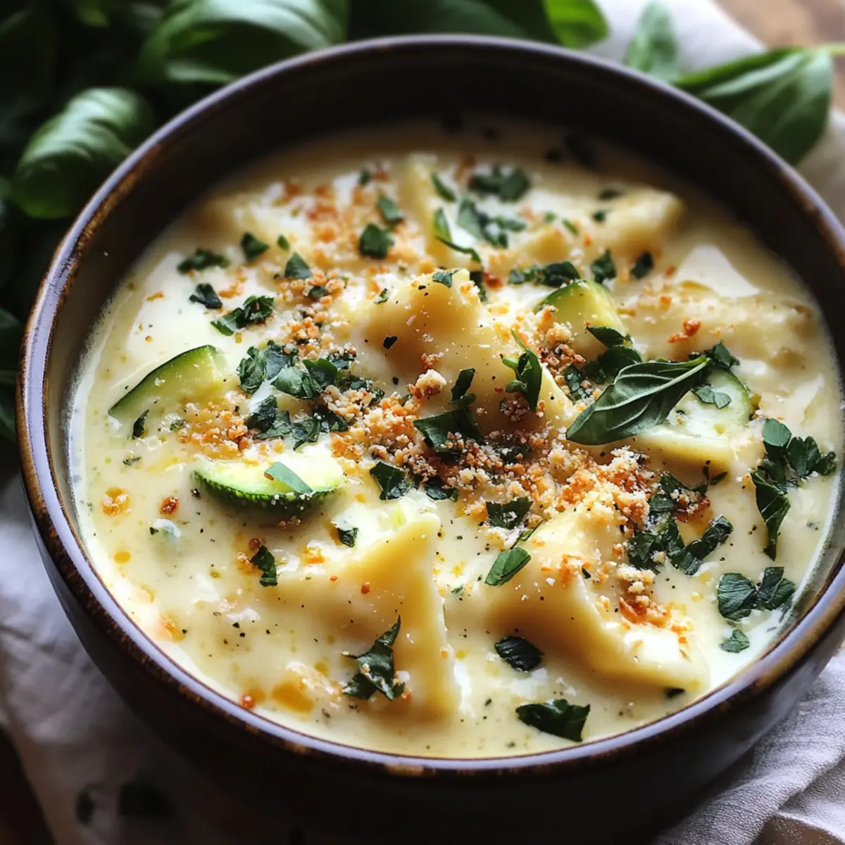 Vegan White Lasagna Soup l5ojza