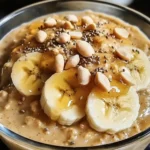 Erdnussbutter Übernacht Haferflocken für Eilige