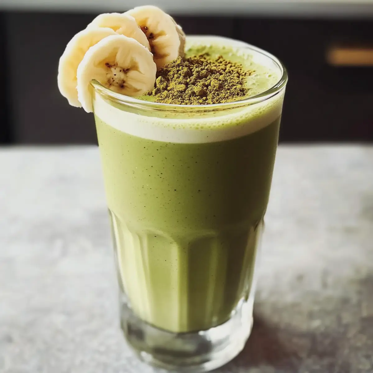 Bananen Matcha Smoothie Rezept k4q7hj