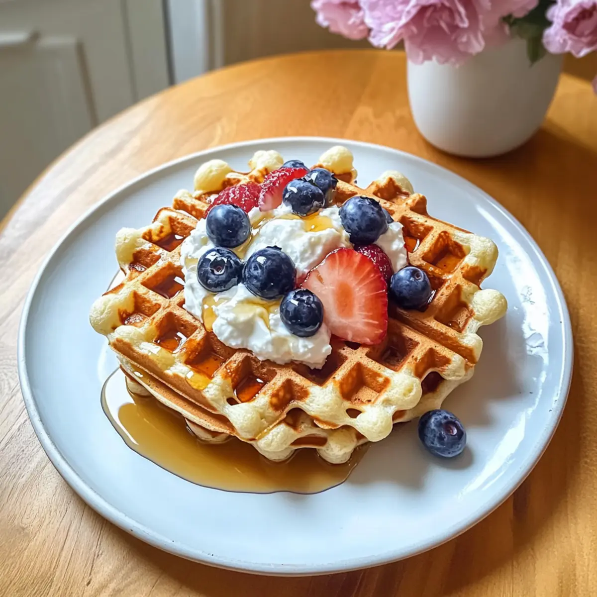 Best Low Carb Cottage Cheese Waffles lprbuu
