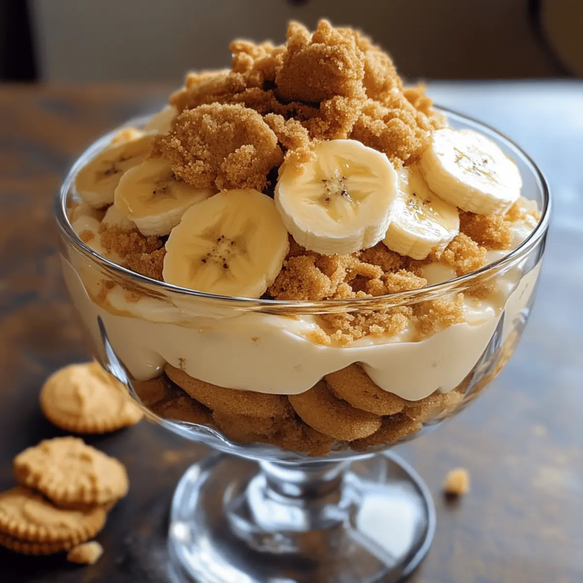 Biscoff-Bananenpudding