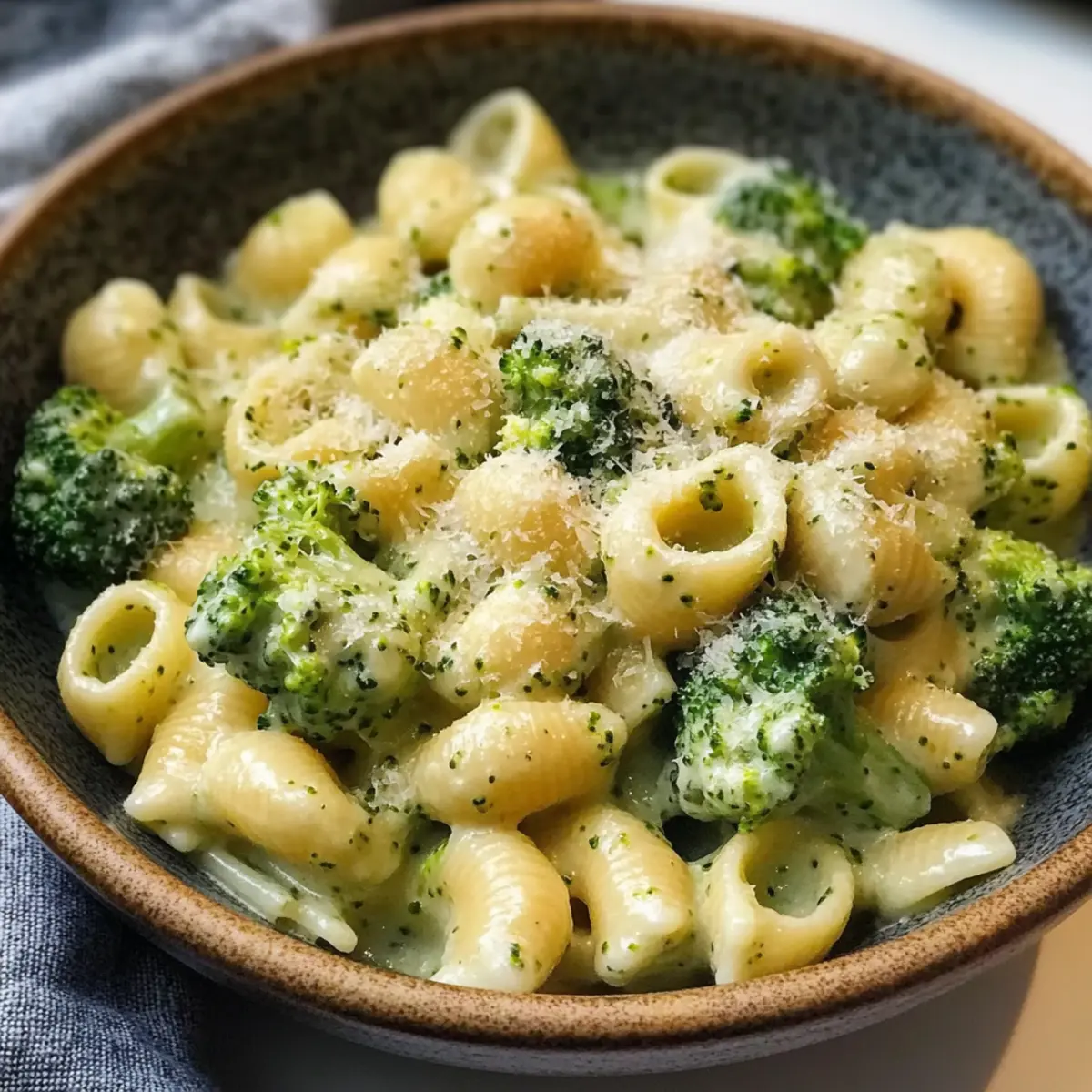 Brokkoli Pasta mit Knoblauch Parmesan und Sahne hpfohi