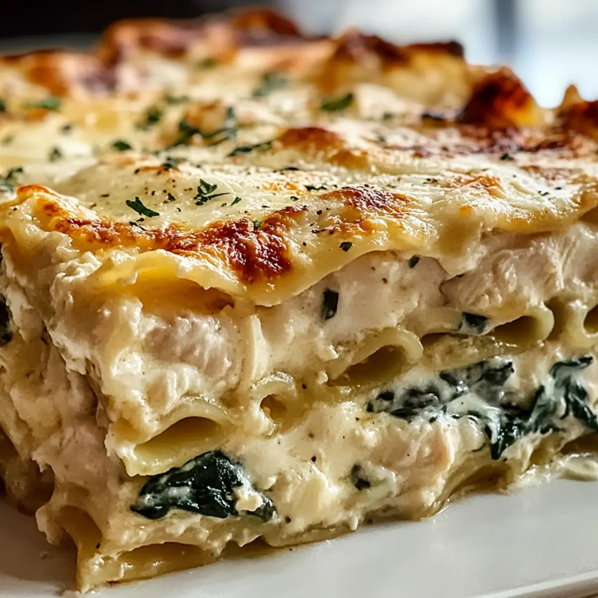 Chicken Alfredo Lasagna Recipe bu0hu6
