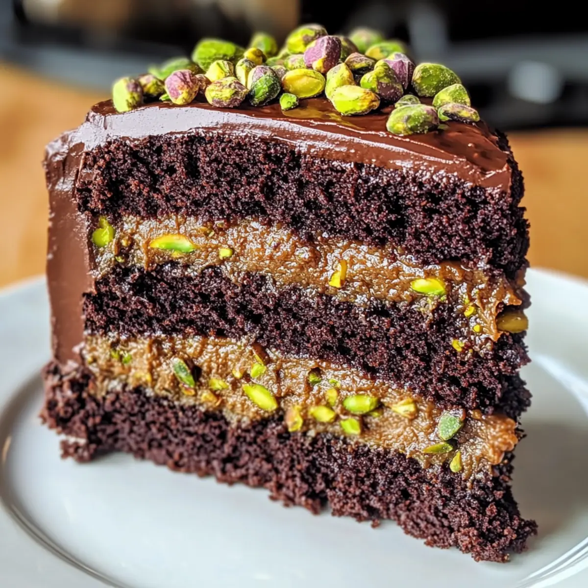 Chocolate Pistachio Cake Recipe plmamo