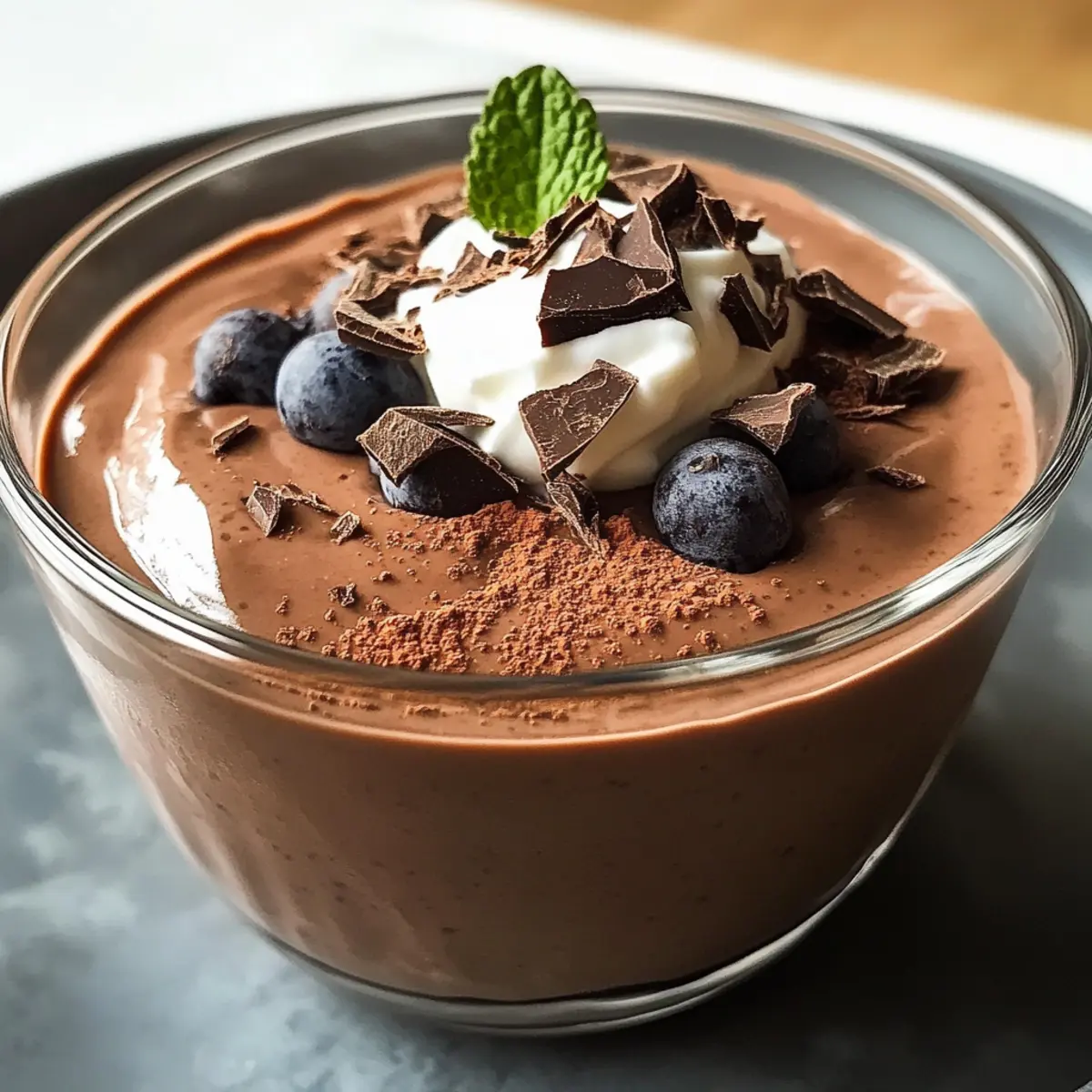 Chocolate Protein Pudding qme96q