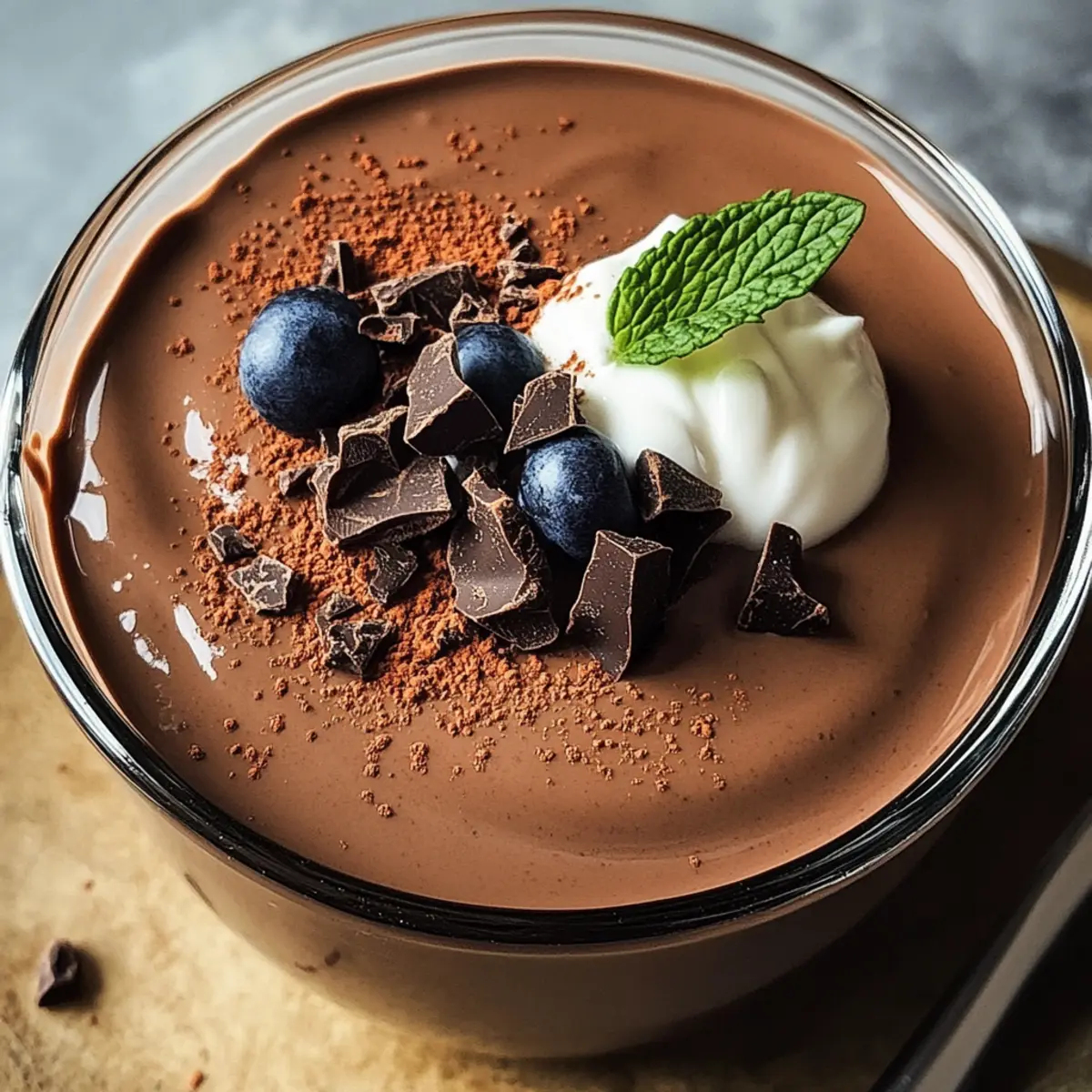 Chocolate Protein Pudding wza2cf