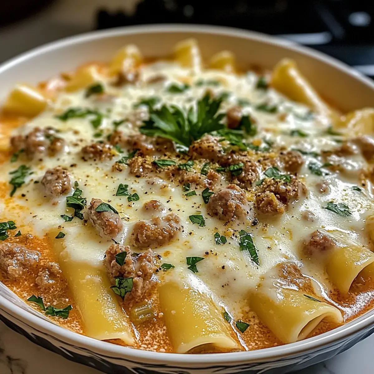 Creamy Alfredo Lasagna Soup Recipe vbmelz