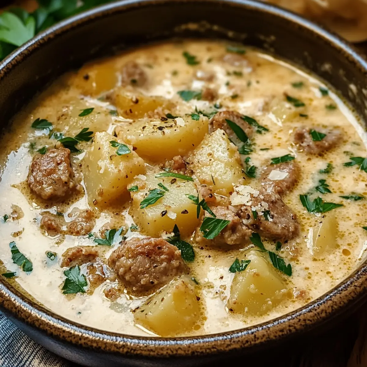 Creamy Italian Sausage and Potato Soup dn76fk