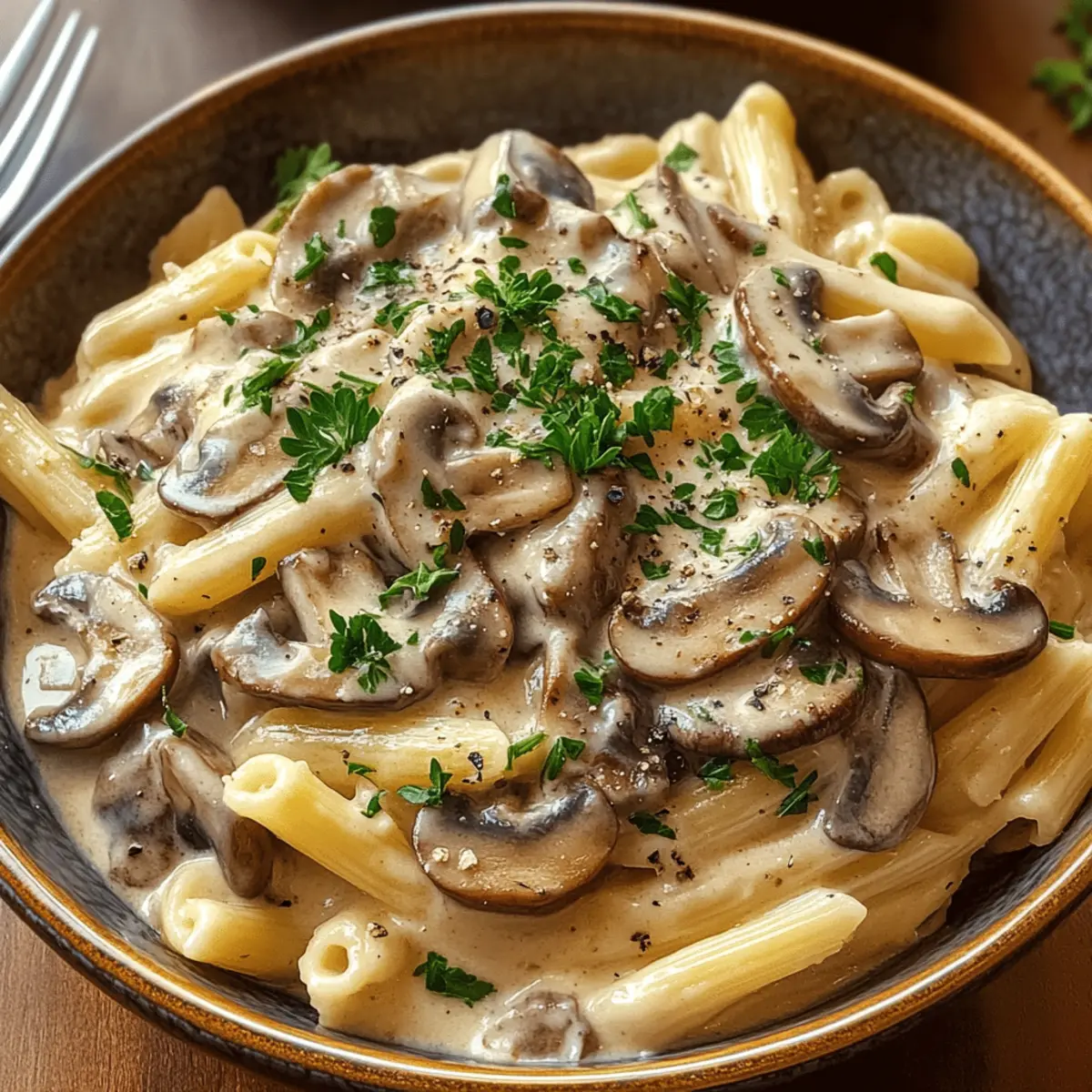 Cremige Pilz Pasta tvnwko