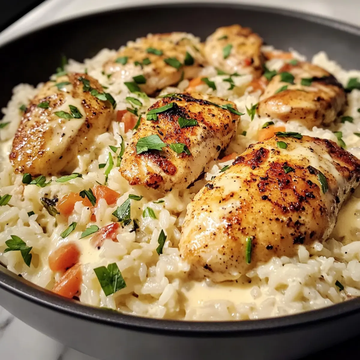 Cremiges Cajun HA¤hnchen mit Reis epi4hj