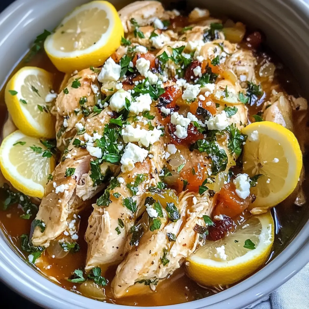 Crockpot Griechisches HA¼hnchen tshfkg