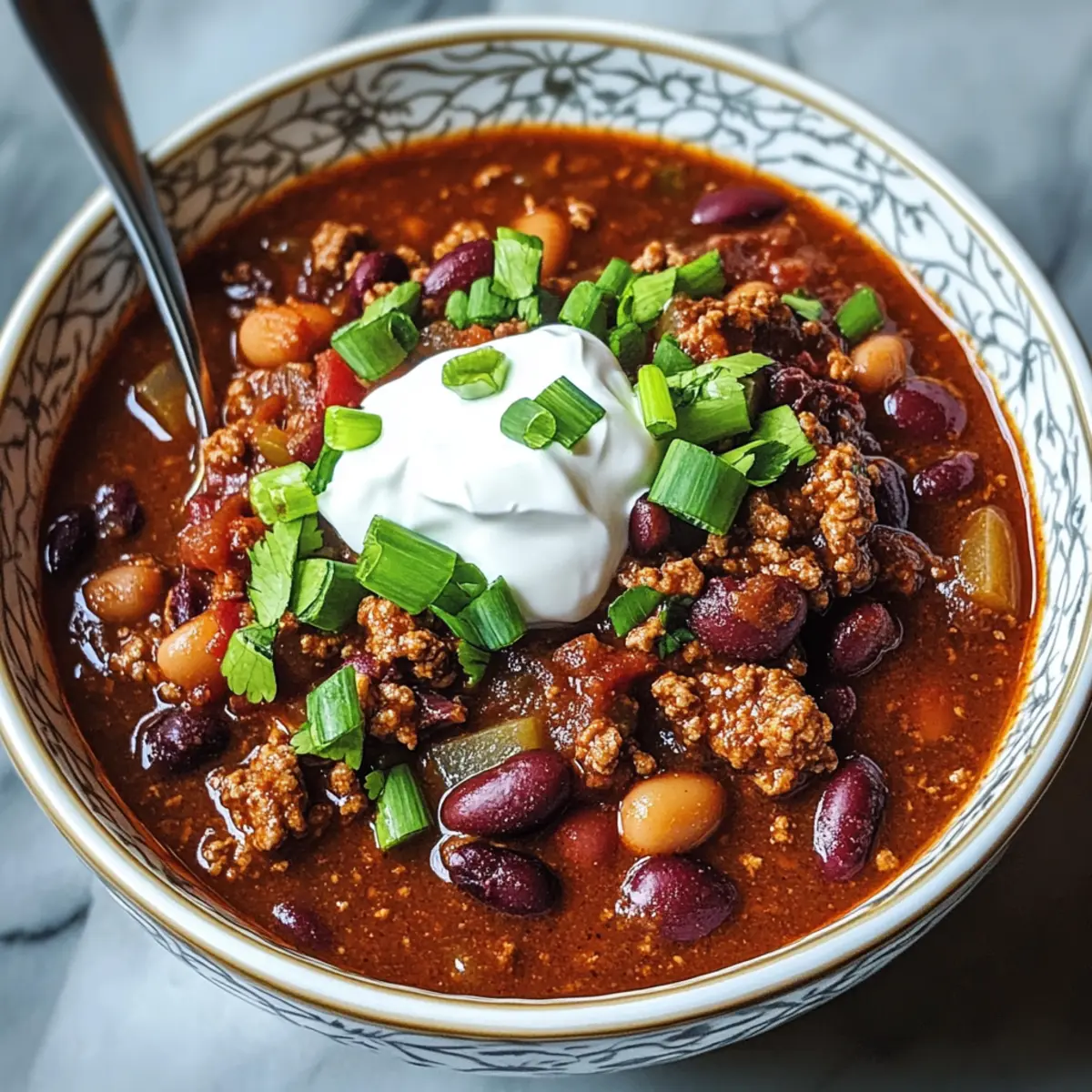 Einfache langsame Koch Chili