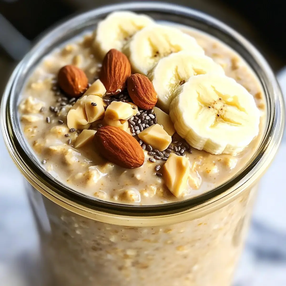 Erdnussbutter Overnight Oats zqckwp