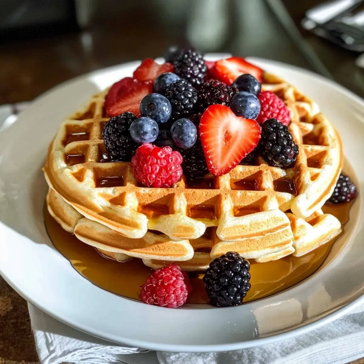 Fluffy Protein Waffles juntdb
