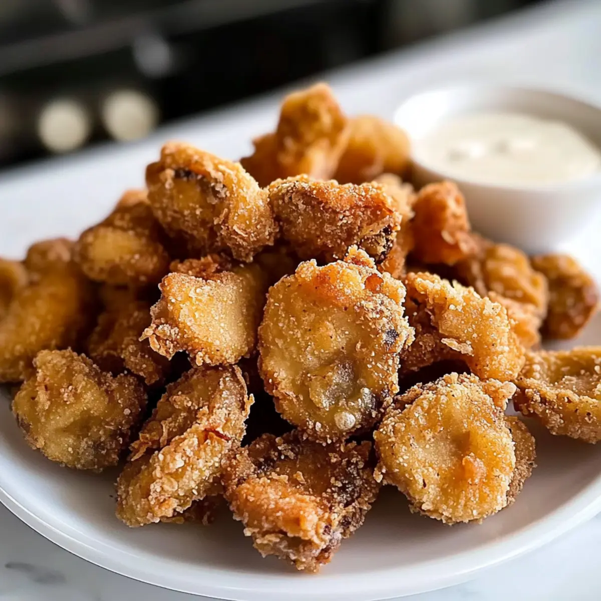 Frittierte Champignons Rezept