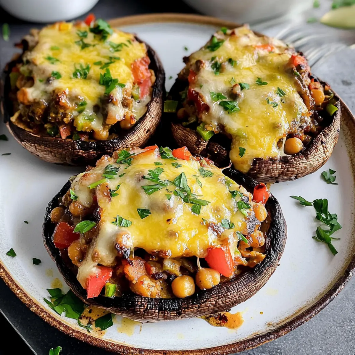 GefA¼llte Champignons Portobello