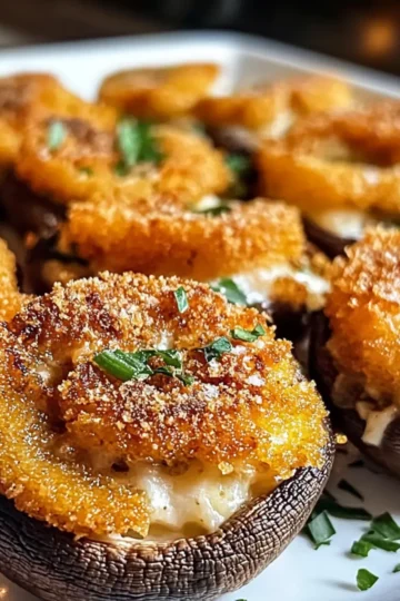 Gefüllte Champignons