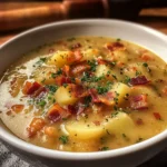 Käsige Hamburger Kartoffelsuppe für die Seele