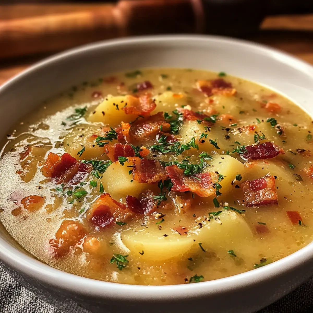 Deutsche Kartoffelsuppe