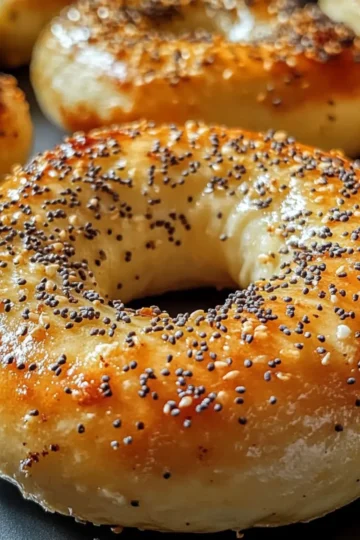 Griechische Joghurt Bagels Hoher Eiweißgehalt