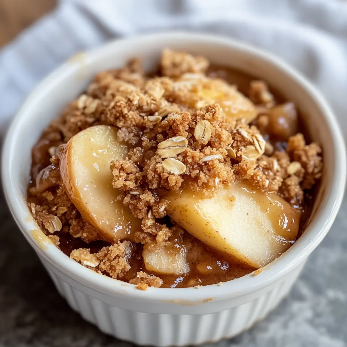 High Protein Apple Crisp npsicd