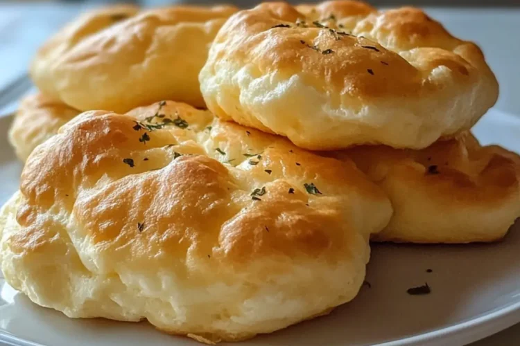 Hoher Protein Fluffiger Hüttenkäse Wolkenbrot