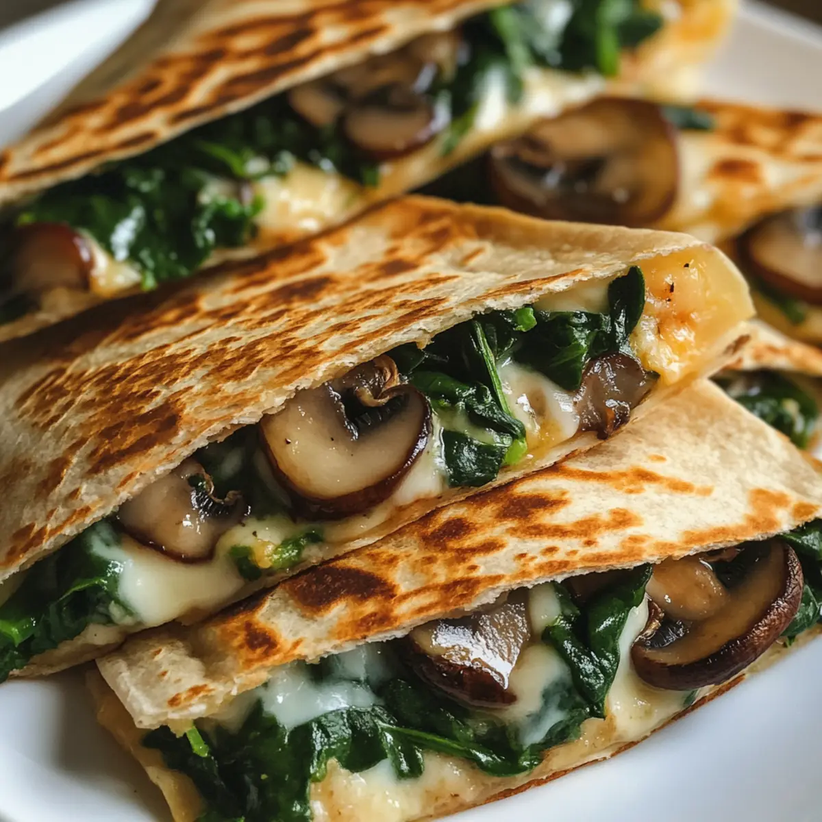 KA¤se Spinat Pilz Quesadillas m4bt59