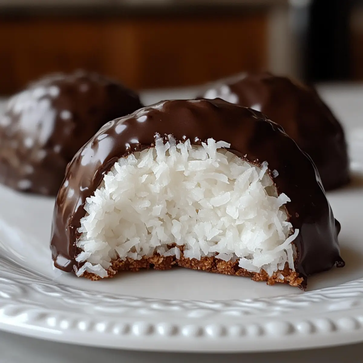 Kokos Dome mit Schokolade nzc3hs