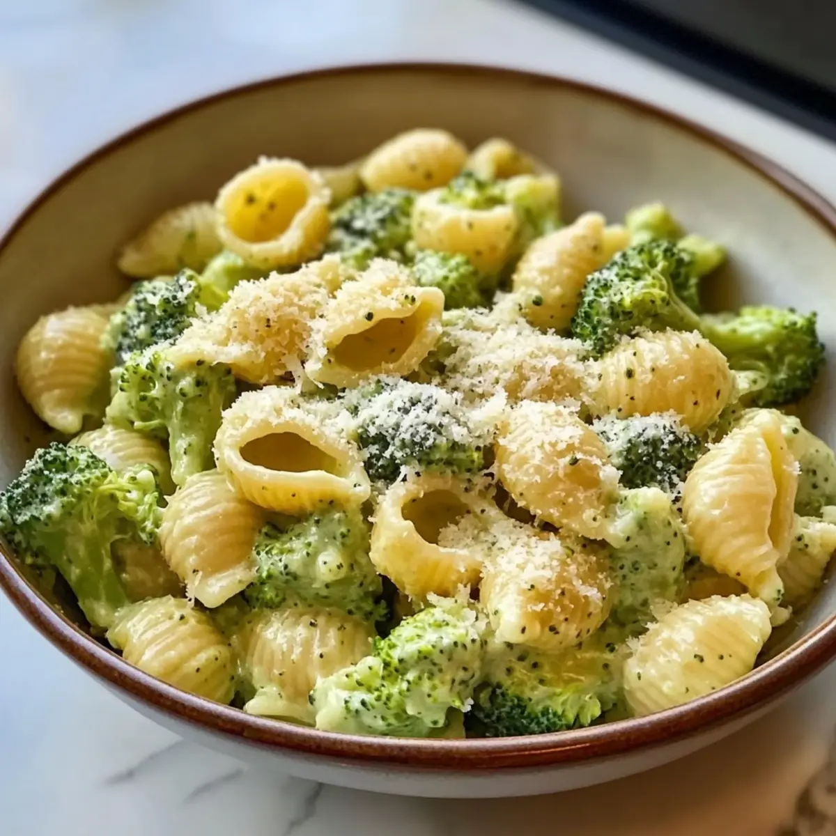 Leichte und gesunde Brokkoli-Pasta