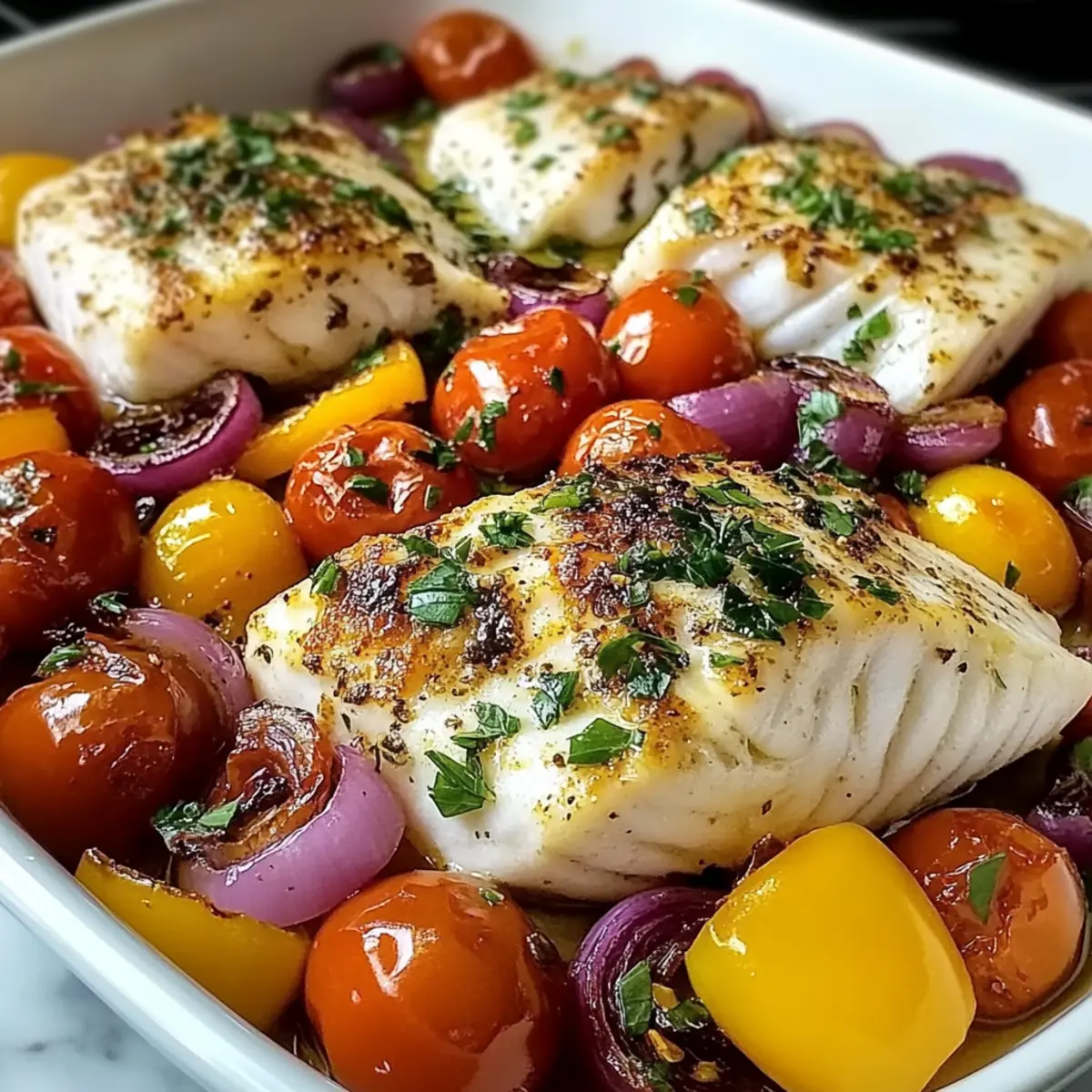Mediterranean Baked Fish Recipe qrucw7