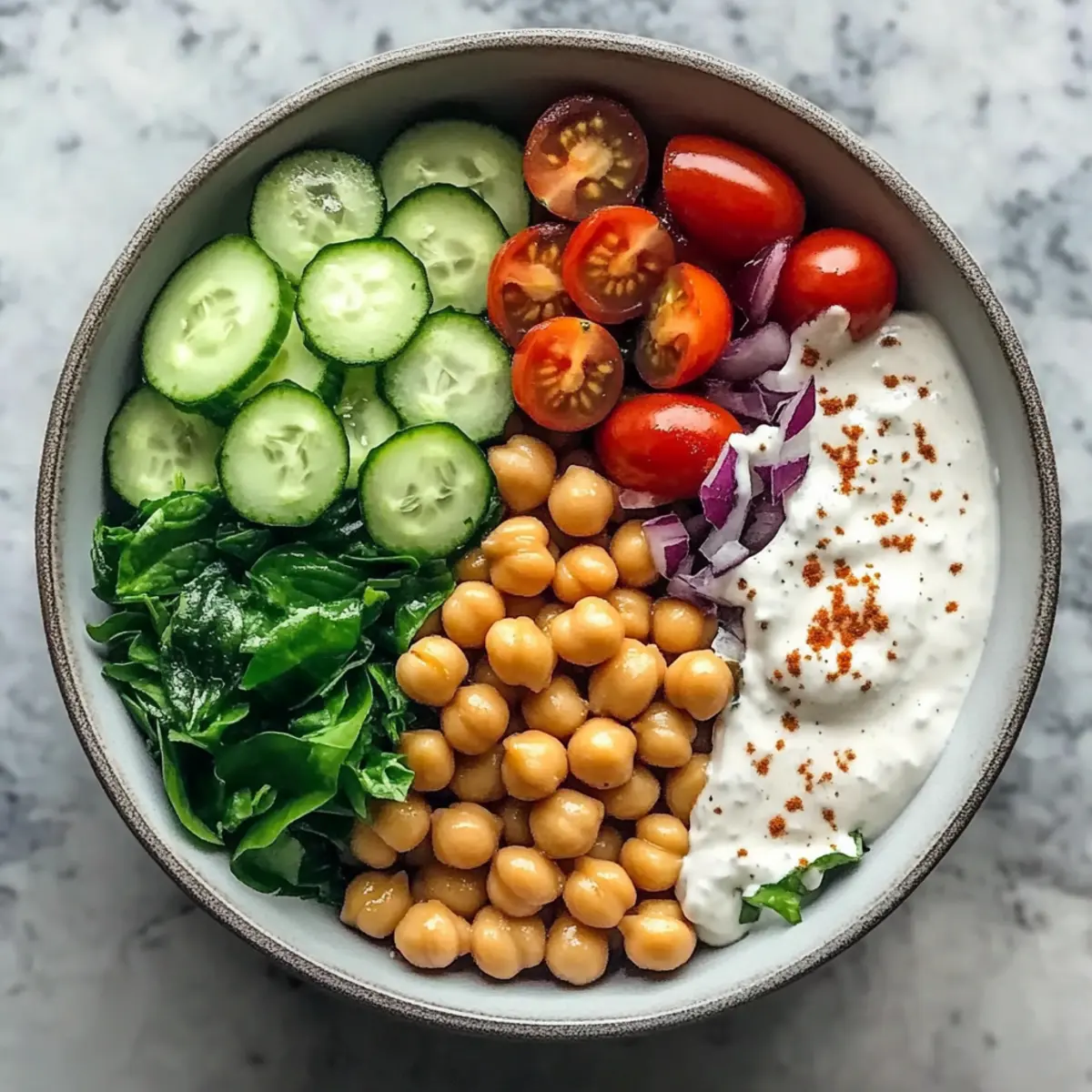 Mediterranean Chickpea Bowls with Tahini Sauce Recipe rvacaq
