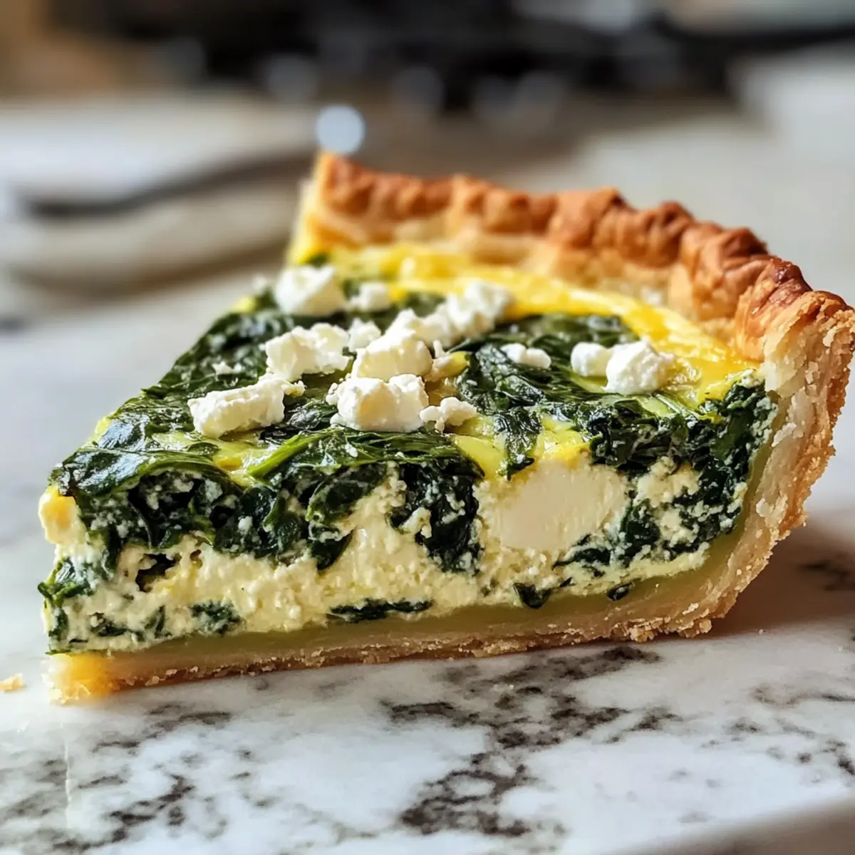 Mediterranean Spinach Cheese Feta Quiche Recipe cpswqy