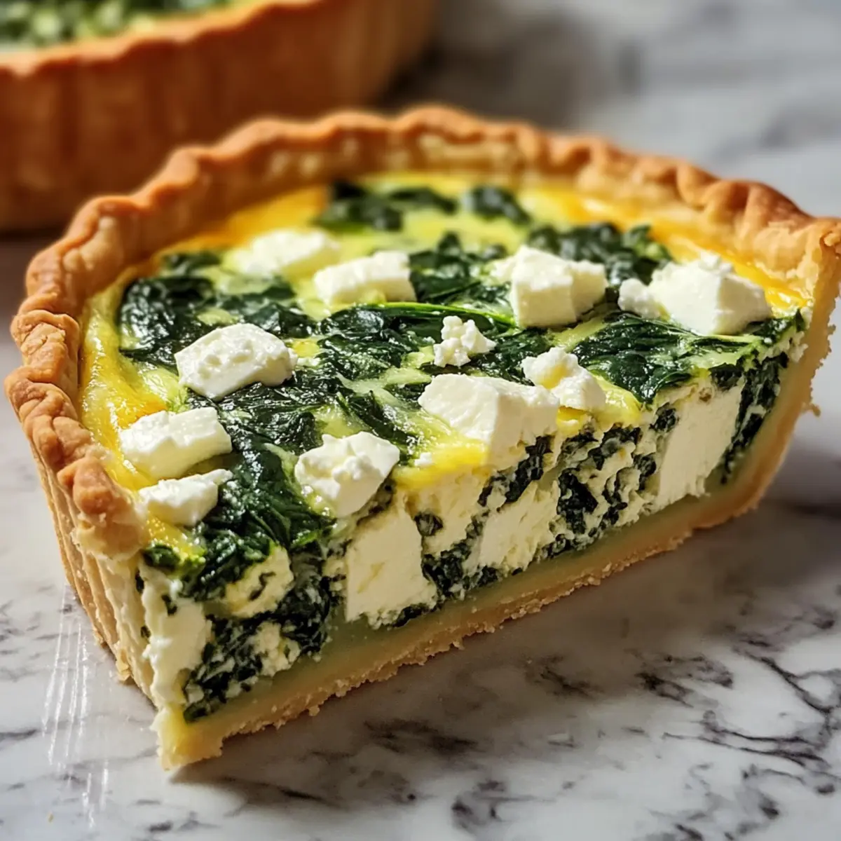 Mediterrane Spinat-Feta-Quiche Rezept