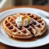 Mundwässernde vegane Lebkuchenwaffeln