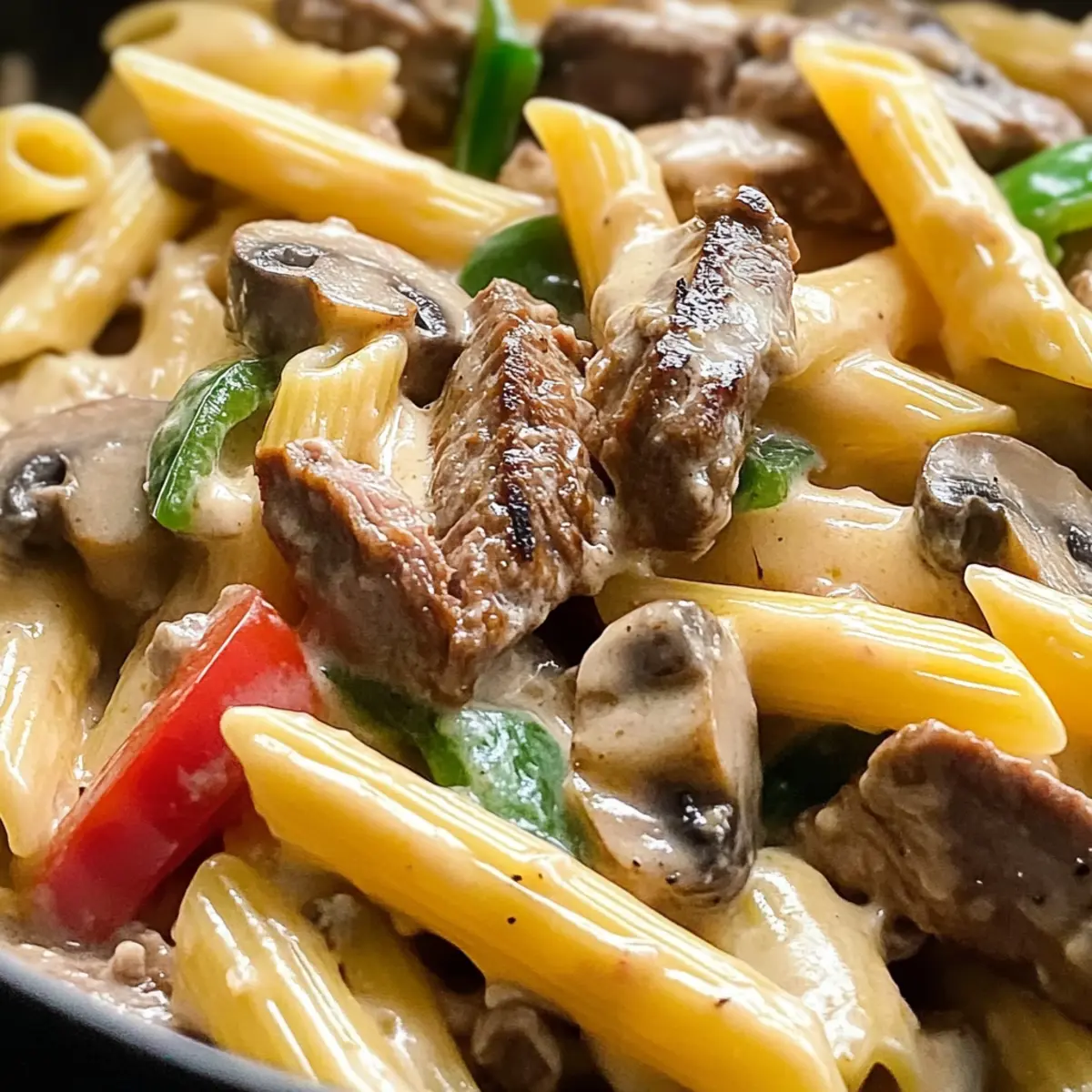 One Pot Philly Steak Pasta Rezept pktd3a
