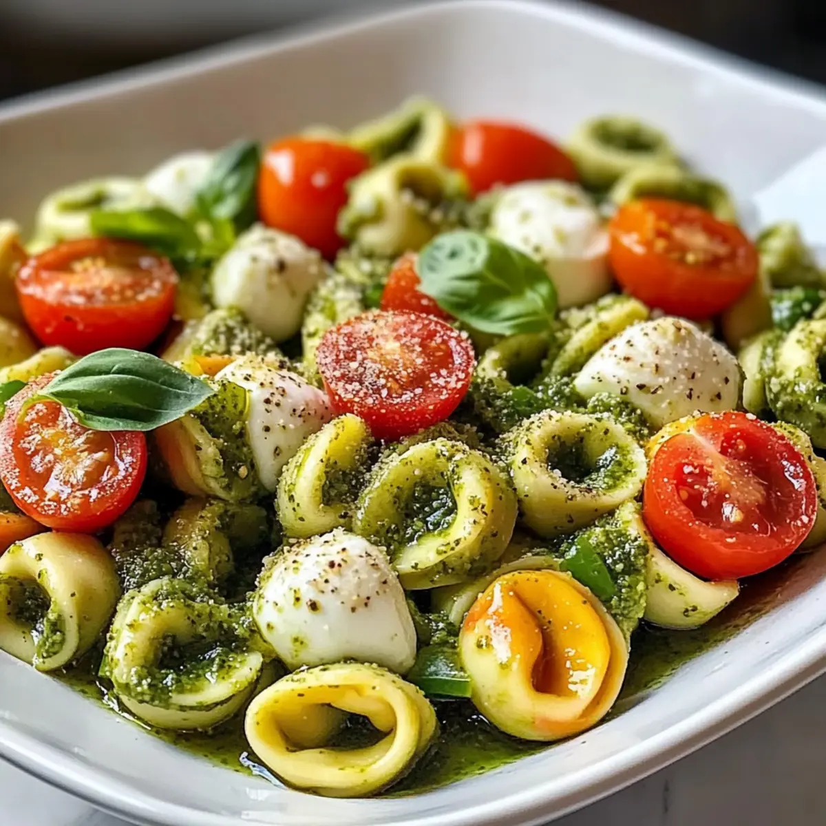 Pesto Tortellini Nudelsalat jtespq